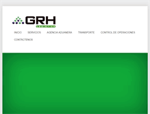 Tablet Screenshot of grhlogisticsnic.com